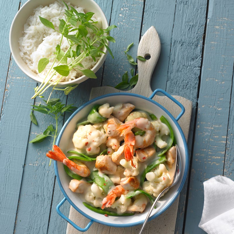 Foto Hähnchen-Garnelen-Pfanne von WW