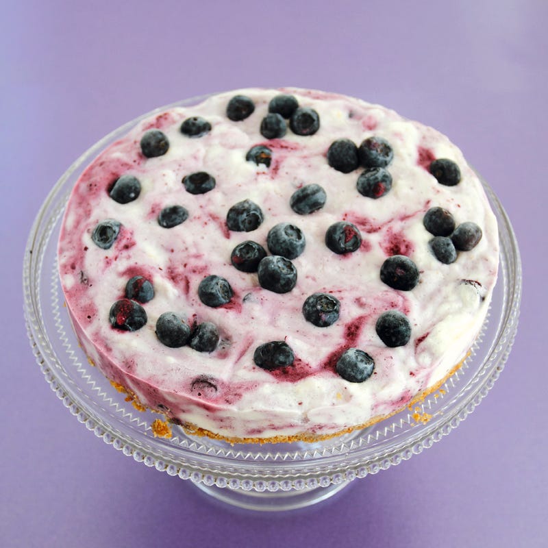 Foto Gefrorener Blaubeerkäsekuchen von WW