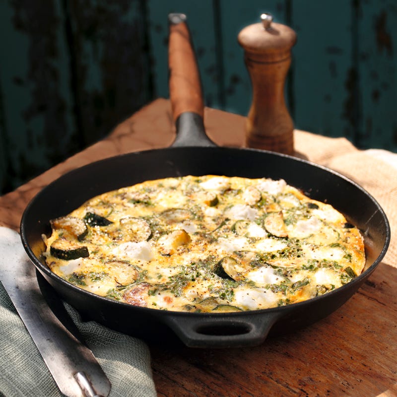 Zucchini-Mozzarella-Pfanne