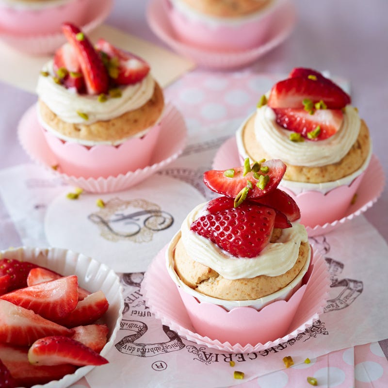 Erdbeercupcakes