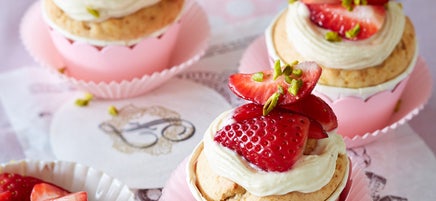 Erdbeercupcakes