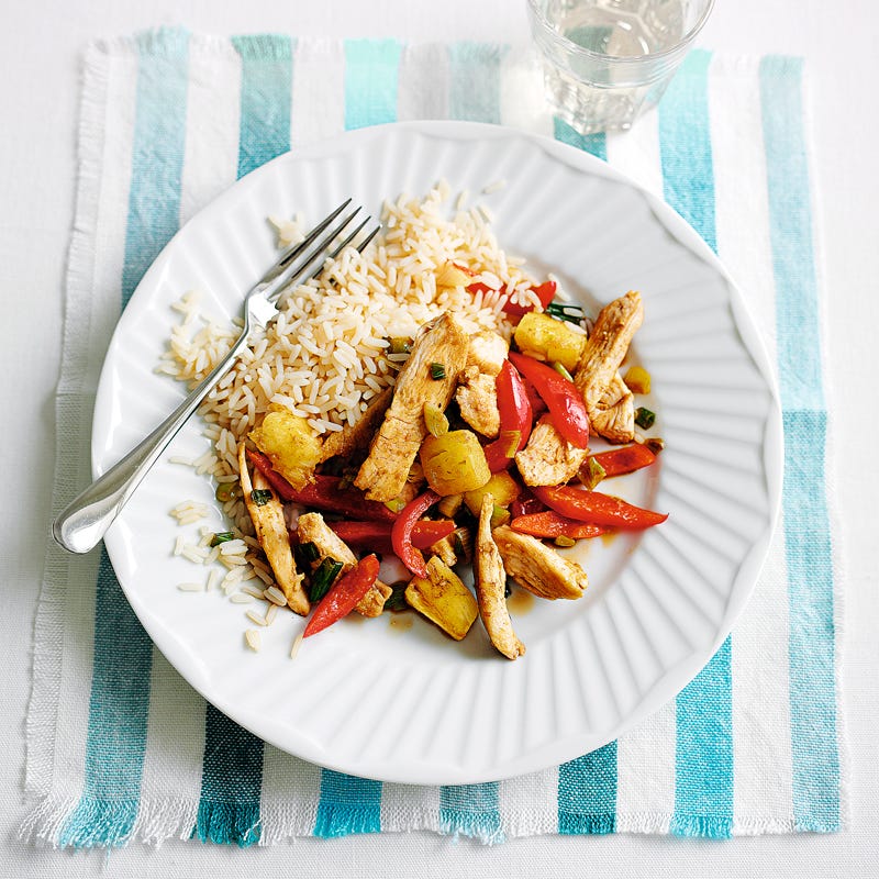 Foto Chinesische Hähnchen-Ananas-Pfanne von WW