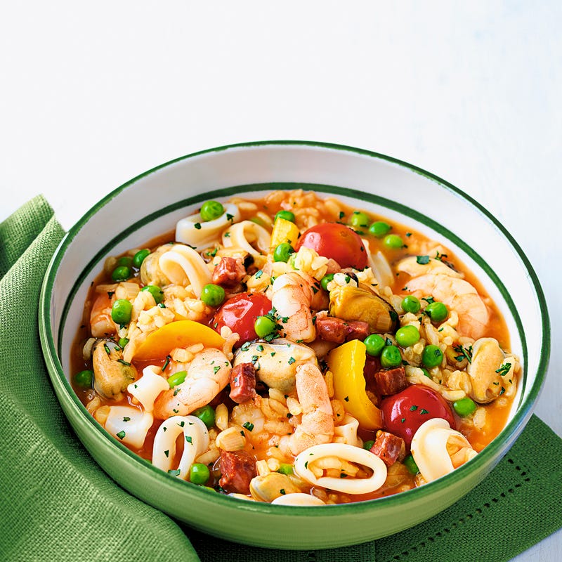 Foto Risotto-Auflauf mit Meeresfrüchten von WW