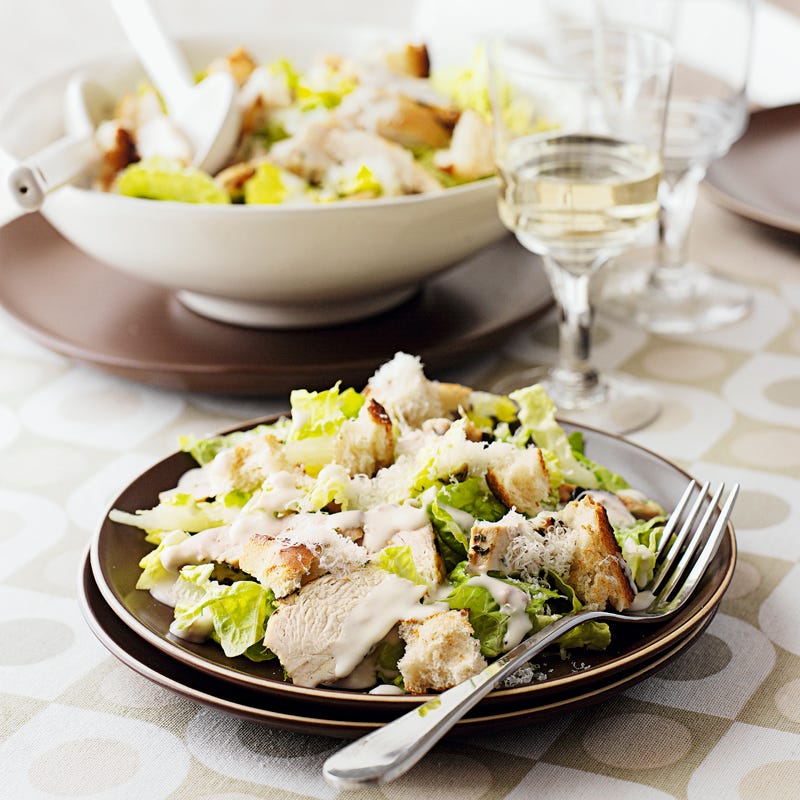 Caesarsalat mit Hähnchen