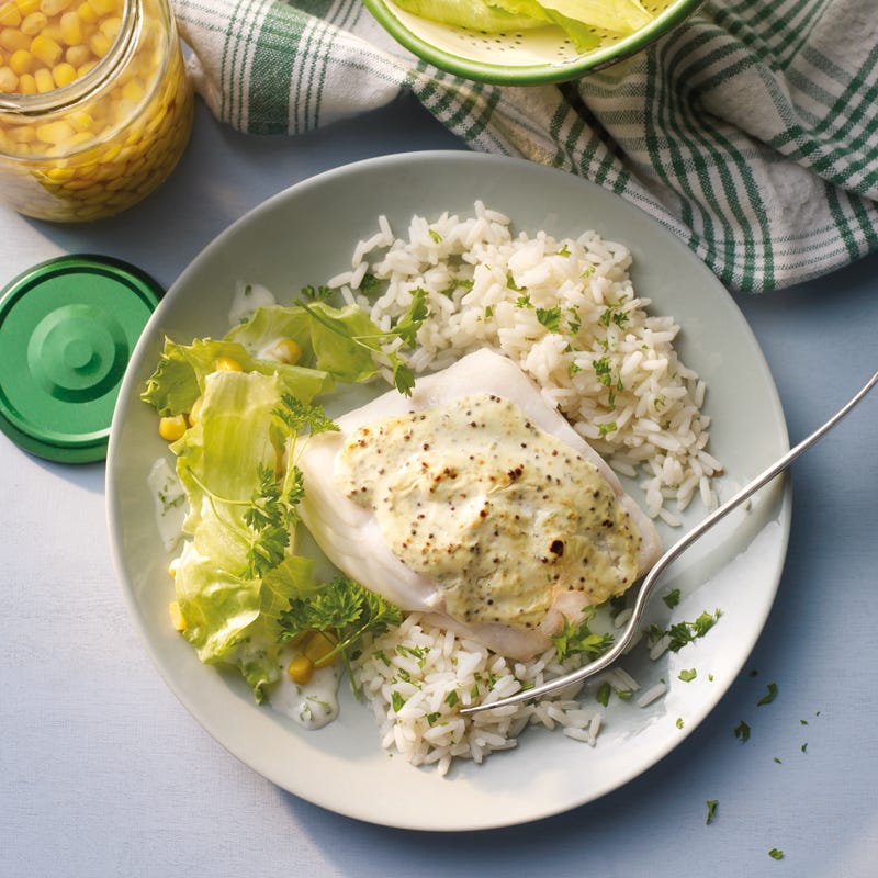Foto Senfdorsch mit Salat von WW