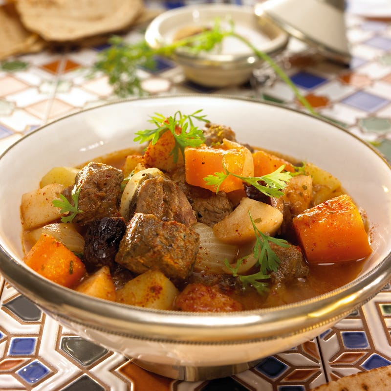Foto Lamm-Tajine mit Quitten und Backpflaumen von WW