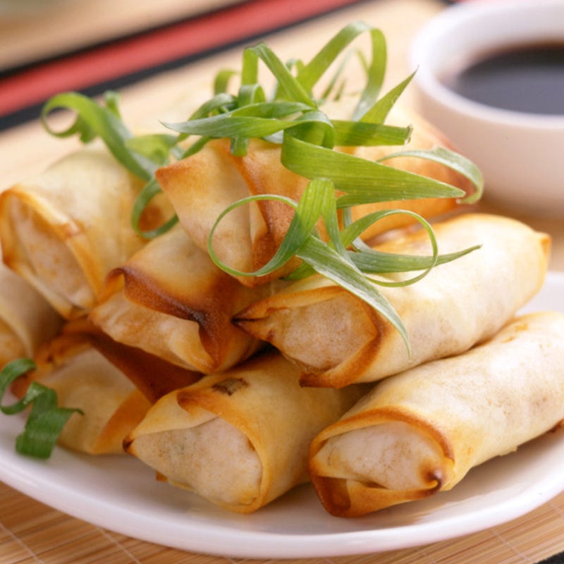 Foto Frühlingsrollen mit Gemüsefüllung von WW