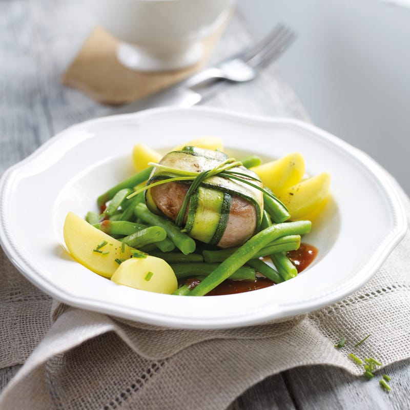 Foto Schweinemedaillons im Zucchinimantel von WW