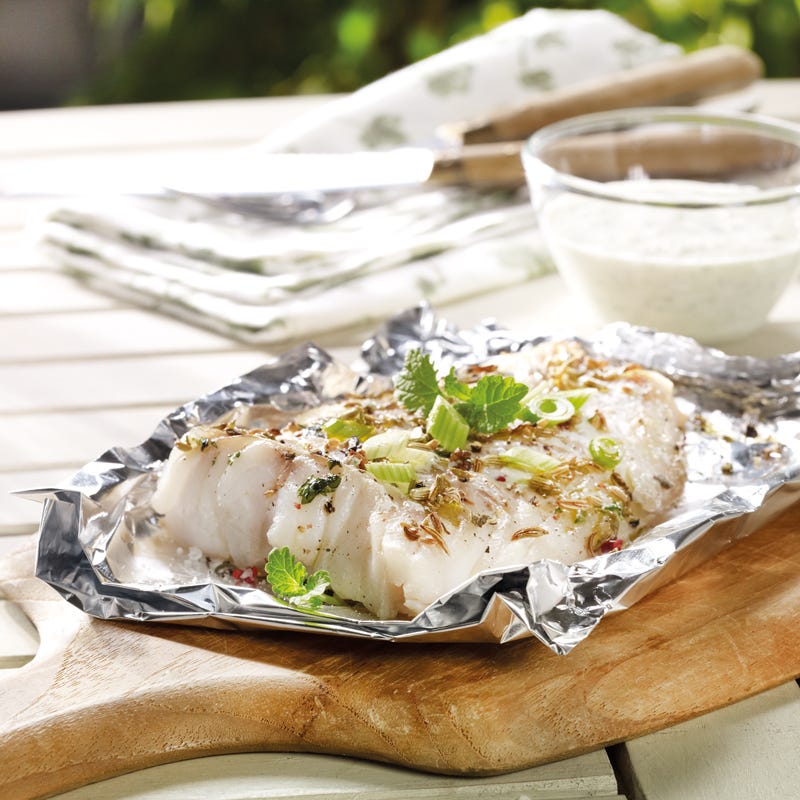 Foto Kabeljaufilets mit Kräutersauce von WW