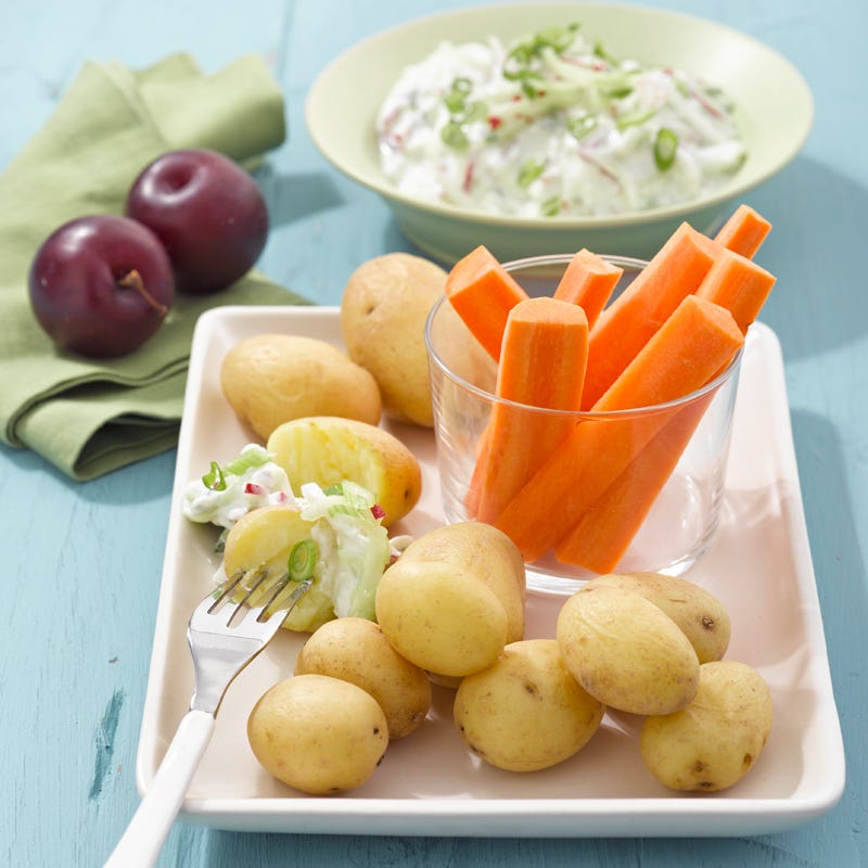 Foto Kartoffeln mit frischem Dip von WW