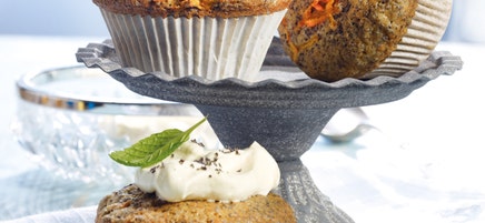 Karotten-Mohn-Muffins