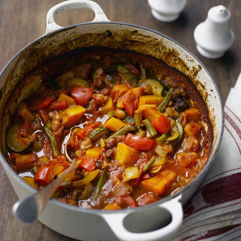 Foto Kürbis-Bohnen-Eintopf von WW