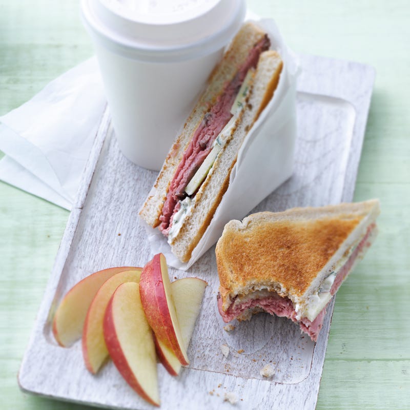 Roastbeef-Sandwich mit scharfer Meerrettichcreme