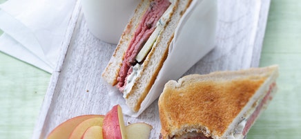 Roastbeef-Sandwich mit scharfer Meerrettichcreme