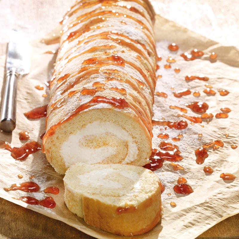 Foto Zitronen-Biskuit-Rolle von WW