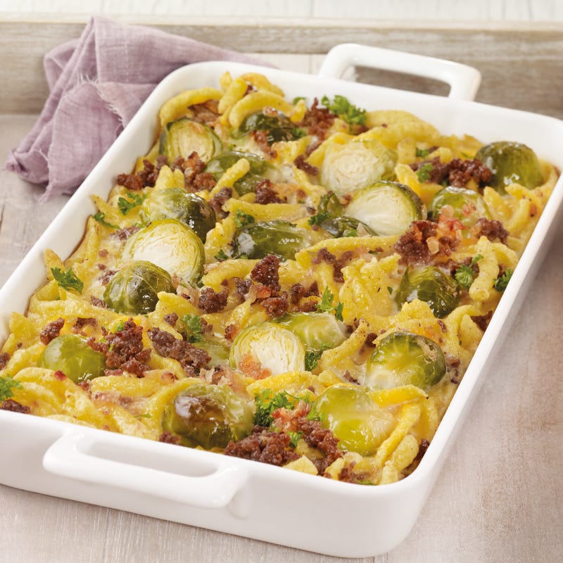 Foto Rosenkohl-Spätzle-Auflauf von WW