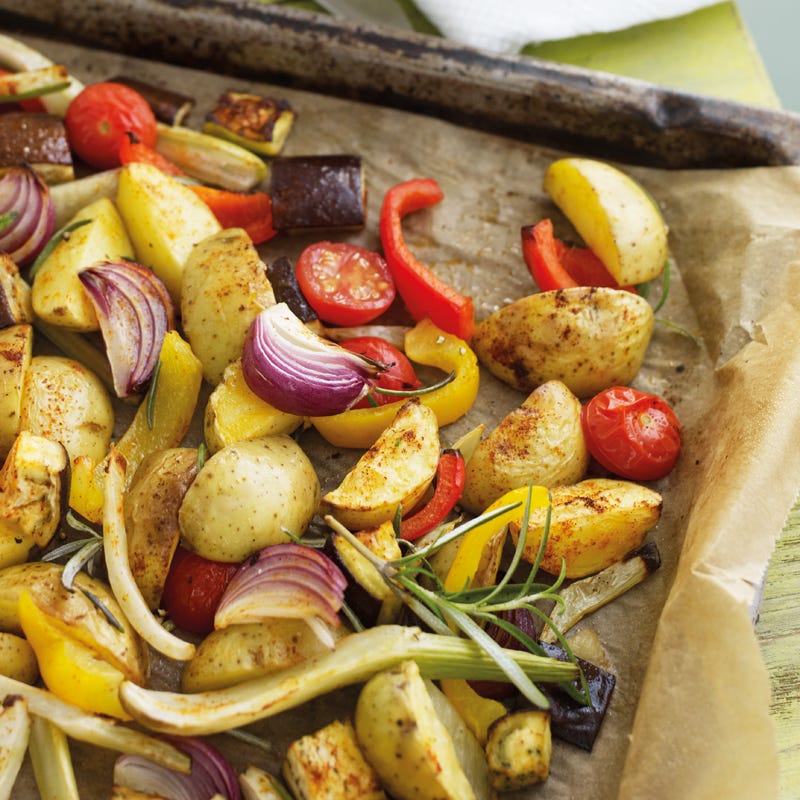 Foto Ofengemüse mit Rosmarin von WW