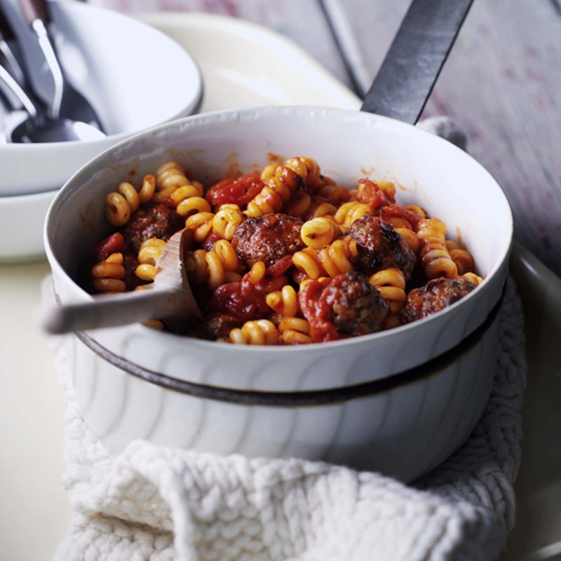 Photo of Meatballs with tomato pasta by WW