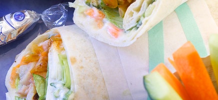Fischwraps mit Gemüseremoulade