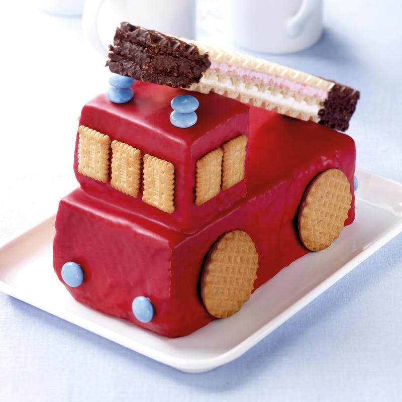 Foto Feuerwehrkuchen mit Drehleiter von WW