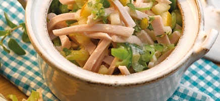 Wurst-Lauch-Salat