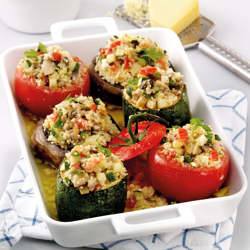 Foto Buntes Gemüse mit Couscous-Füllung von WW