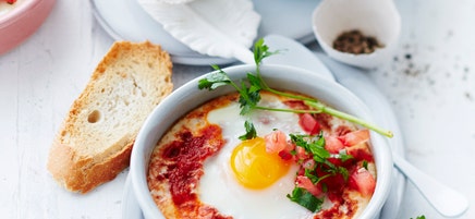 Shakshuka (Eier in Tomatensauce)