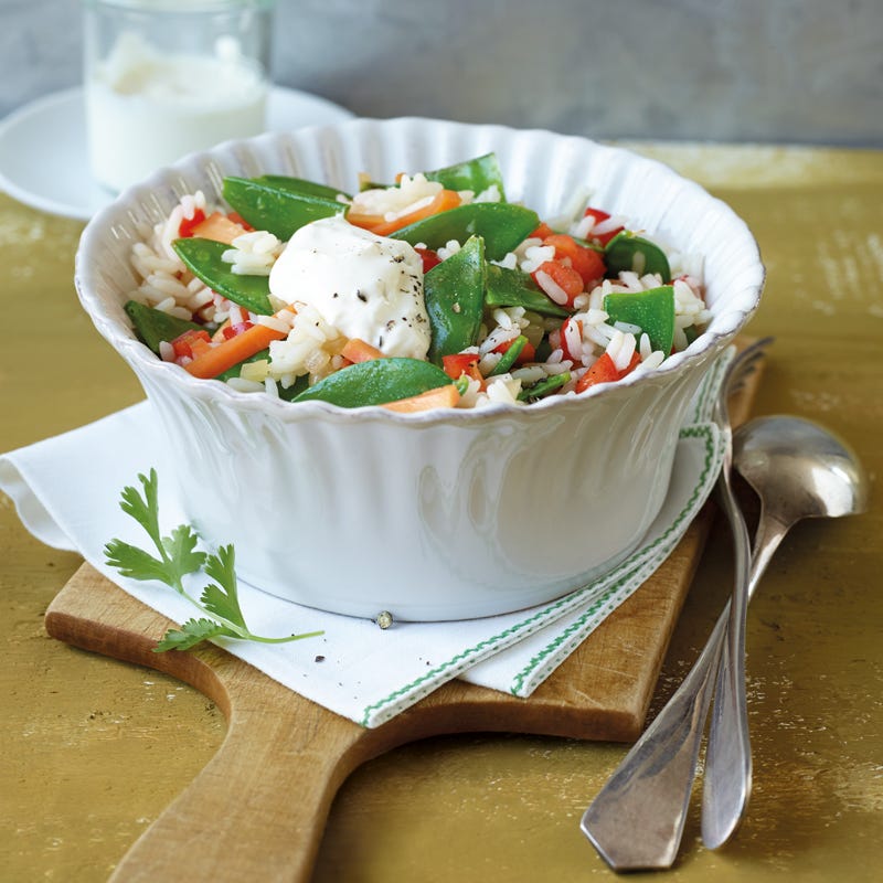 Foto Gemüsepilaw mit Zitronenschmand von WW