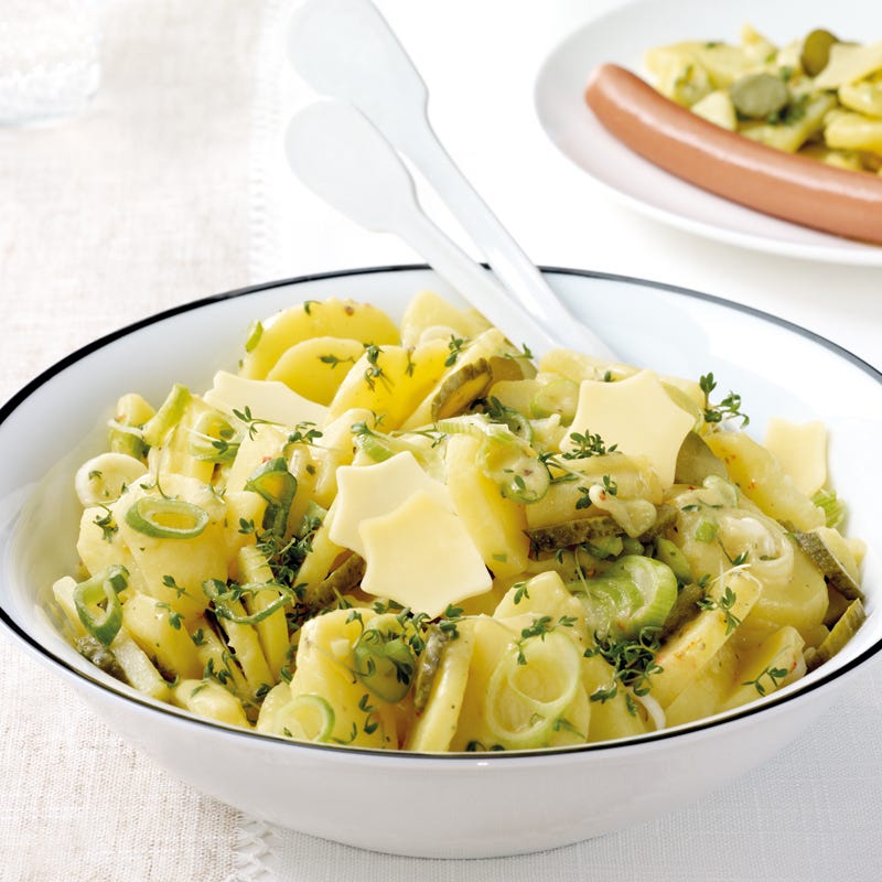 Foto Festtags-Kartoffelsalat mit Käsesternen von WW