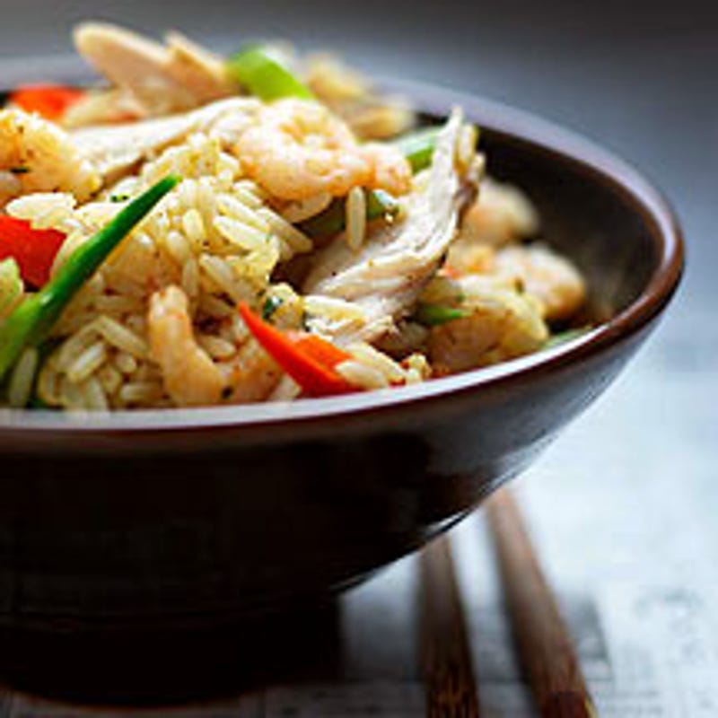 Foto Nasi Goreng mit Huhn und Garnelen von WW