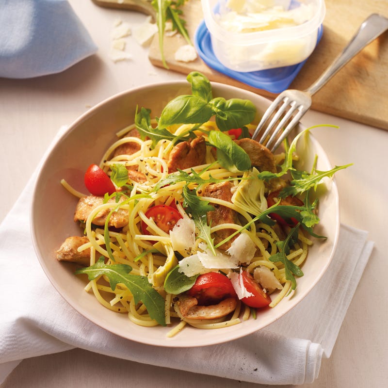 Foto Spaghettisalat mit Balsamicohähnchen von WW