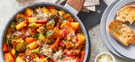 Vegetarische Gemüsepfanne