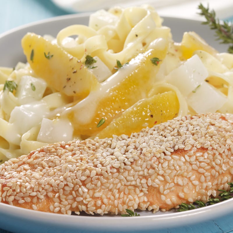 Foto Sesamlachs mit Orangensauce von WW