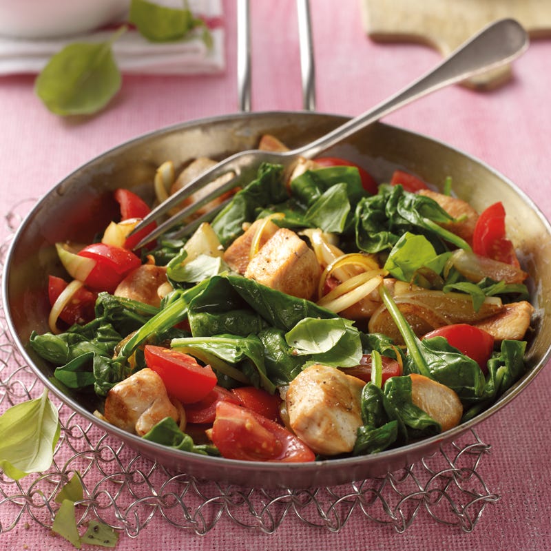 Foto Spinat-Tomaten-Hähnchen von WW