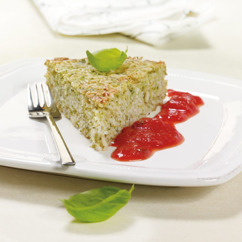 Foto Reistorte mit Tomaten-Basilikum-Sauce von WW