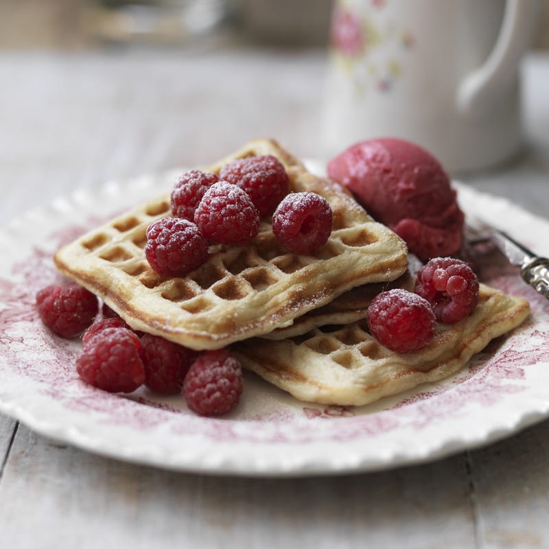 Foto Himbeer-Buttermilch-Waffeln von WW