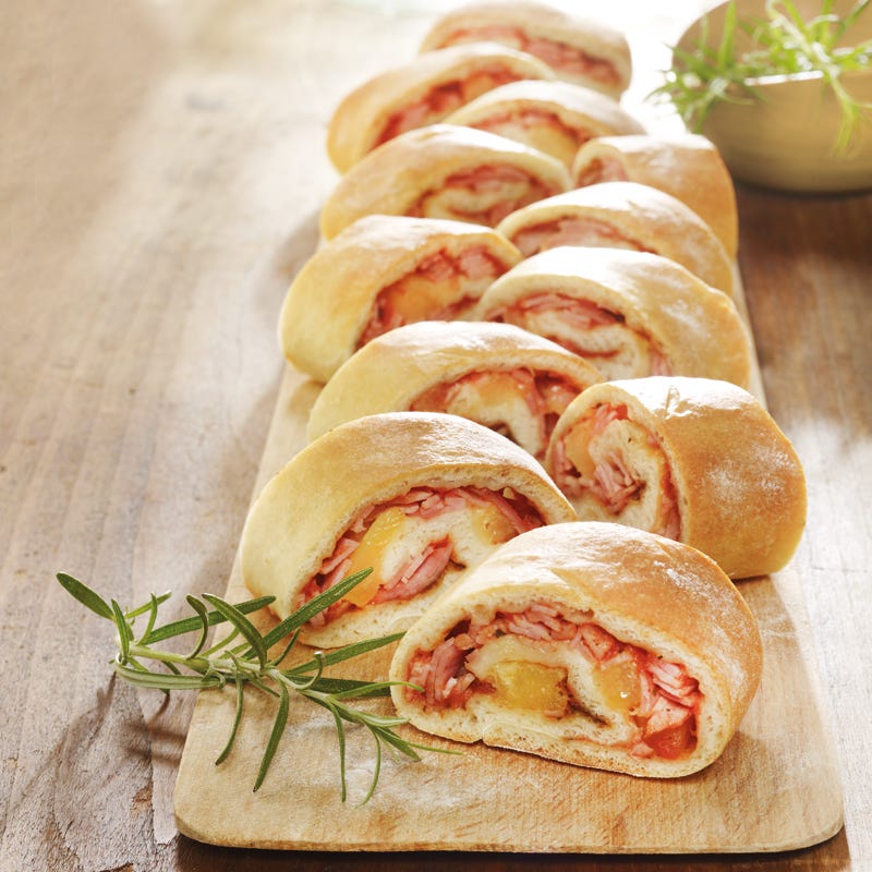 Foto Gefüllte Pizzarolle Hawaii von WW