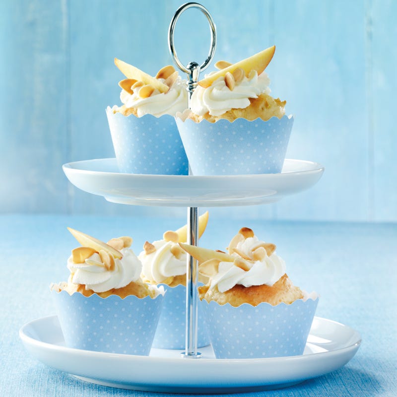 Foto Pfirsichcupcakes mit Mandelfrosting von WW