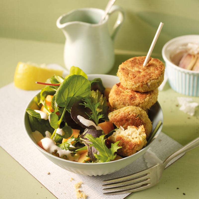 Foto Falafeln auf Pflücksalat von WW