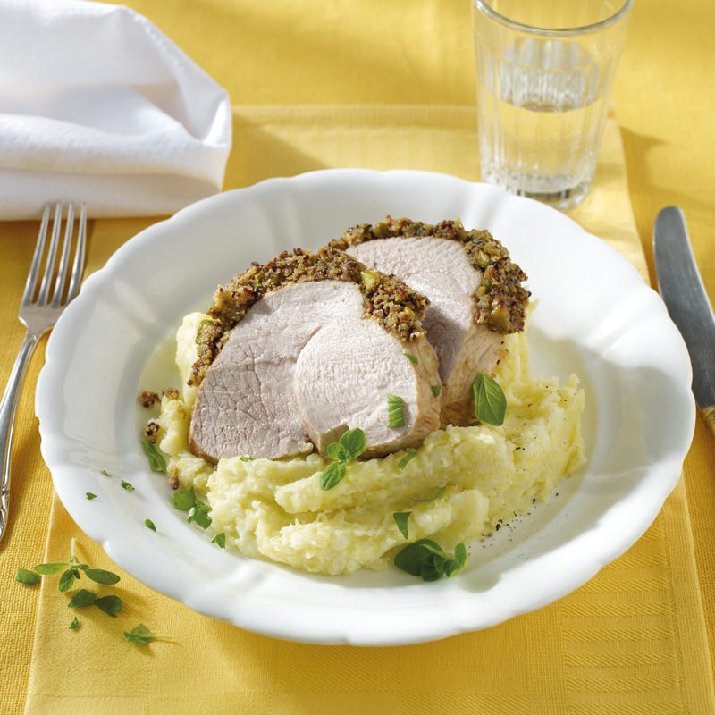 Foto Schweinebraten mit Senfkruste von WW