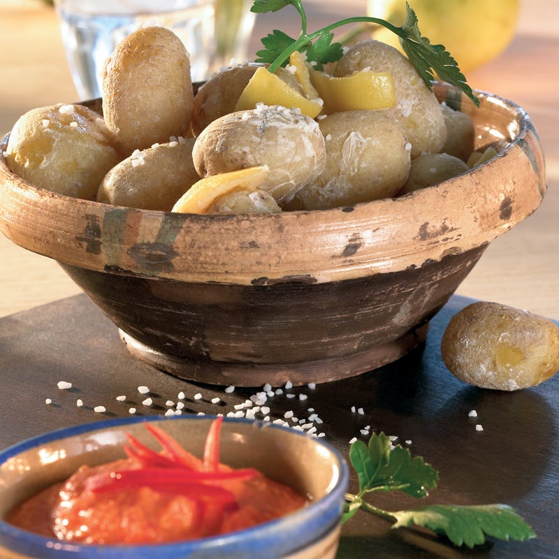 Foto Rote Mojosauce mit kanarischen Kartoffeln von WW