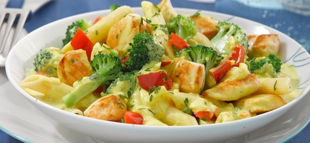 Brokkoli-Hähnchen-Penne