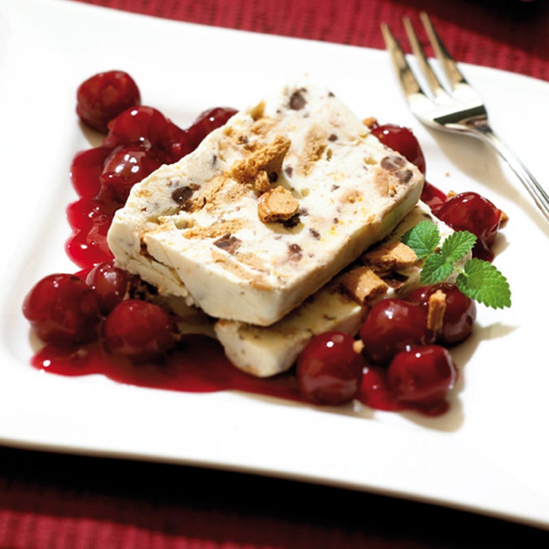 Foto Spekulatiusparfait mit Kirschkompott von WW