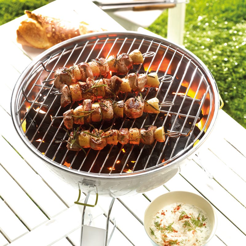 Foto Kalbsspieße mit Kartoffeln von WW