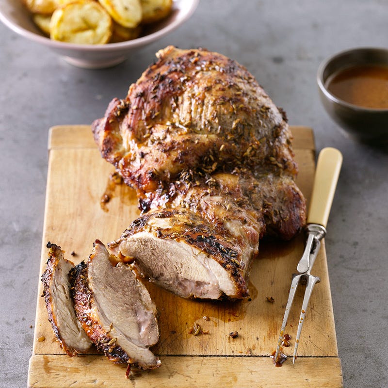 Foto Schweinebraten mit Rosmarinkartoffeln von WW