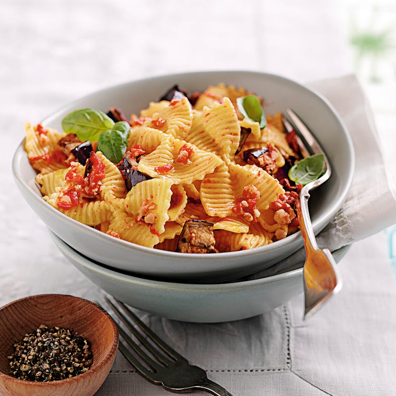 Foto Pasta mit Paprika-Pesto von WW