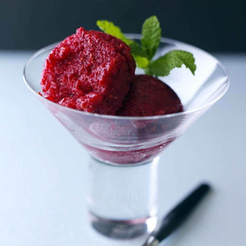Photo of Cranberry & raspberry sorbet by WW