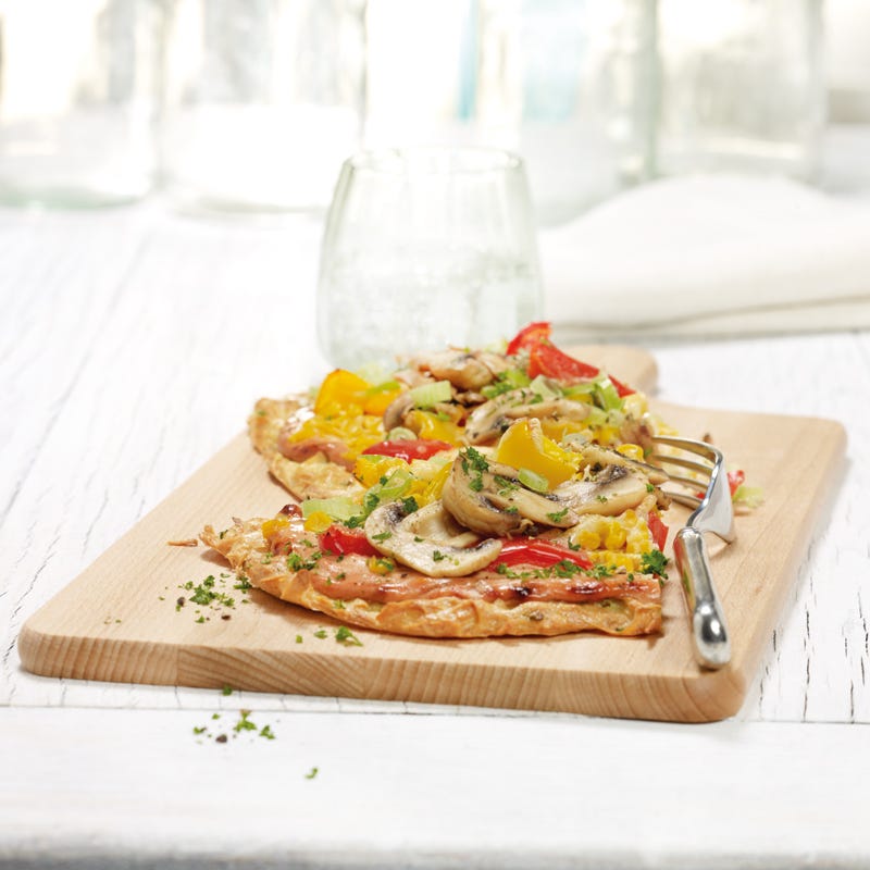 Foto Bunte Kartoffel-Gemüse-Pizza von WW