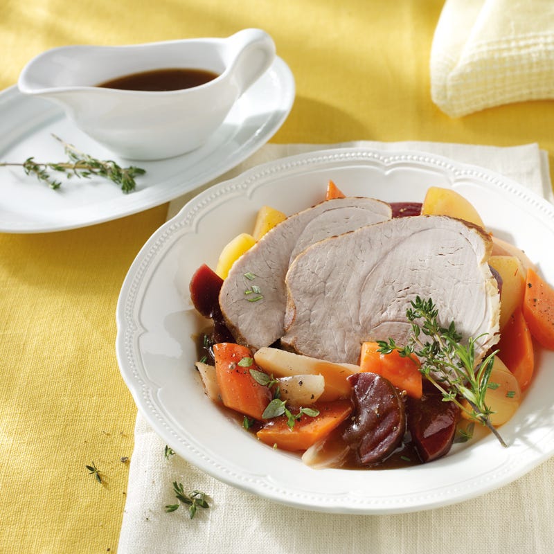 Foto Schmorbraten mit Gemüse von WW