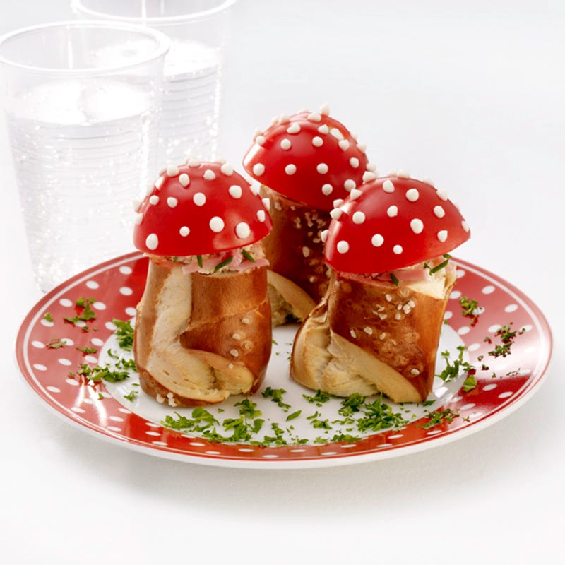 Gefüllte Fliegenpilze